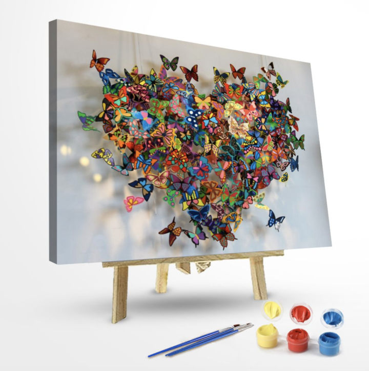 Butterflies Dancer Van-Go  Paint-By-Number Kit