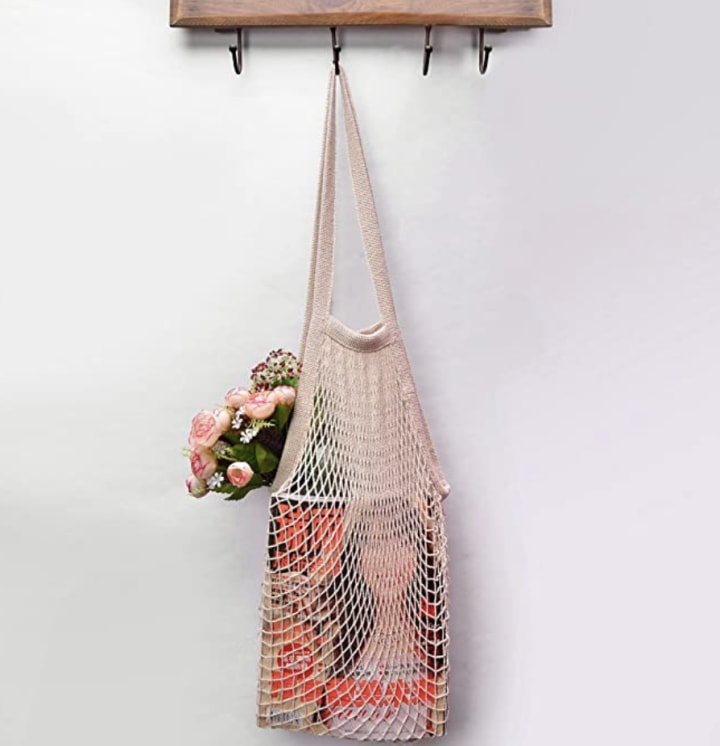 DimiDay Cotton Net Shopping Tote