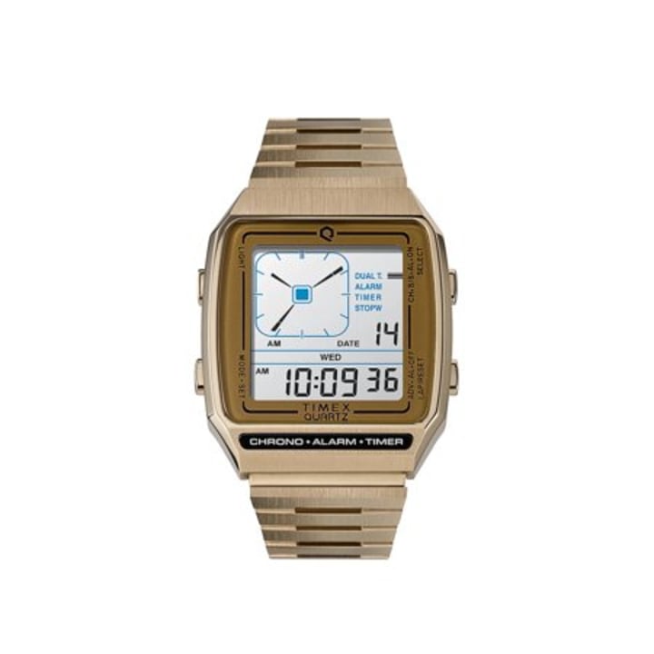 Q Timex Reissue Digital Bracelet Watch