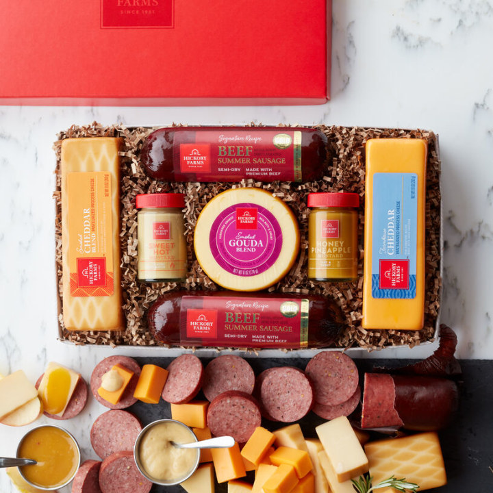 Hickory Farms Summer Sausage &amp; Cheese Gift Box
