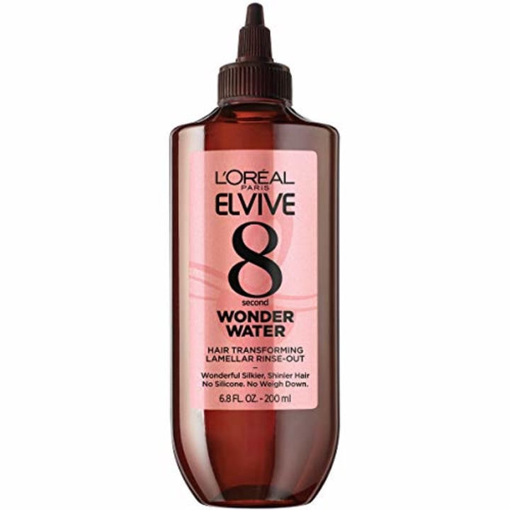 L'Oreal Paris Elvive 8 Second Wonder Water Lamellar, Rinse Out Moisturizing Hair Treatment for Silky, Shiny Looking Hair, 6.8 FL Oz