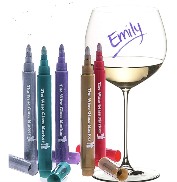 The Original Wine Glass Markers