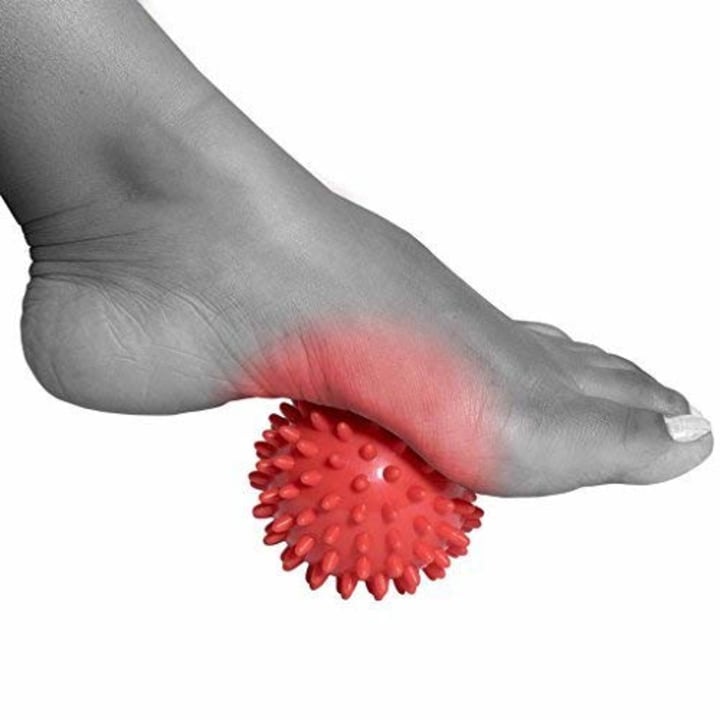 Massage Ball - Spiky for Deep Tissue Back Massage, Foot Massager, Plantar Fasciitis &amp; All Over Body Deep Tissue Muscle Therapy - Your Compact Muscle Roller