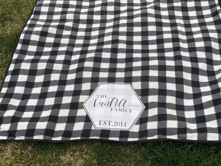 Personalized Picnic Blanket