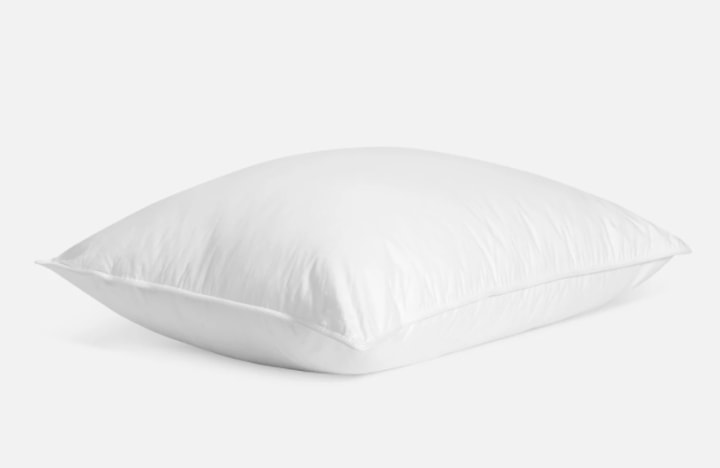 brooklinen mid plush down pillow
