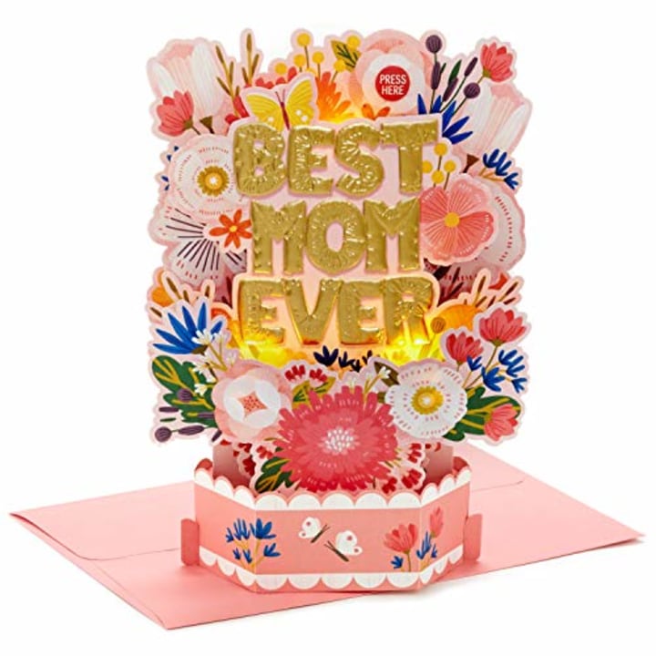 Hallmark Paper Wonder Mothers Day Pop Up Card with Light and Sound (Best Mom Ever)