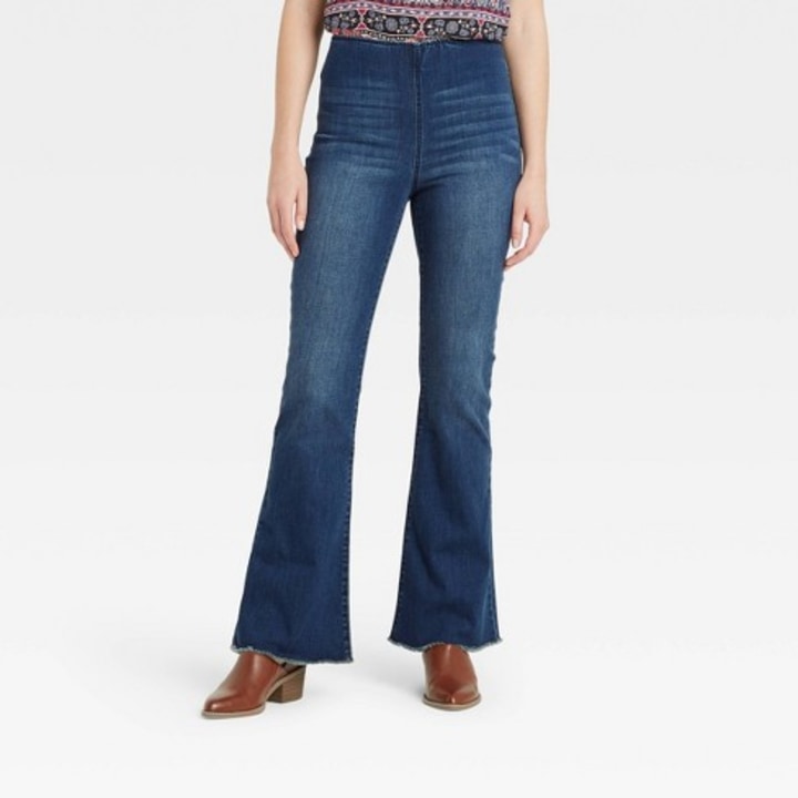 modern flare jeans