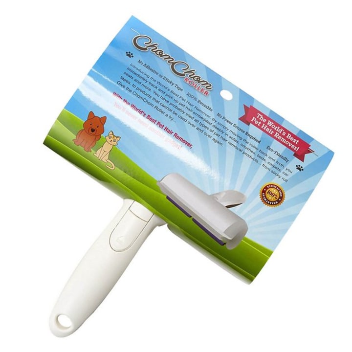 ChomChom Roller Pet Hair Remover. The best pet hair removal tools for 2021.