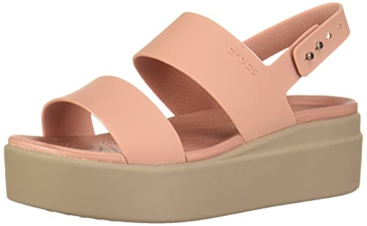AIHOU Sandals for Women Open Toe Platform Wedge Sandals Casual Summer Comfy Cute Flatform Slippers Womens Sandals 