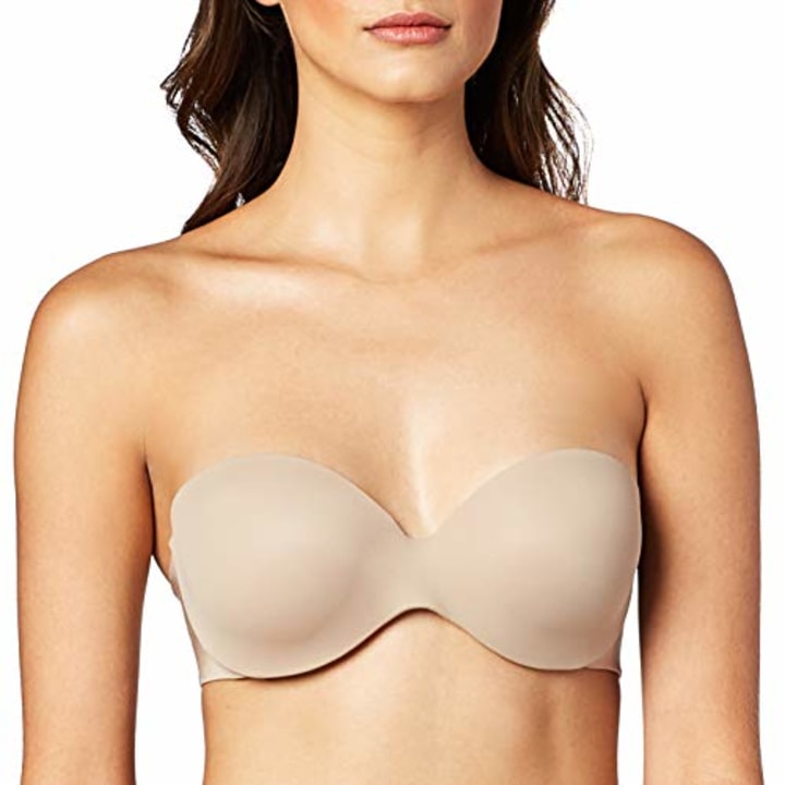Warner&#039;s Women&#039;s This is Not a Bra Underwire Contour Strapless, Toasted Almond, 36C
