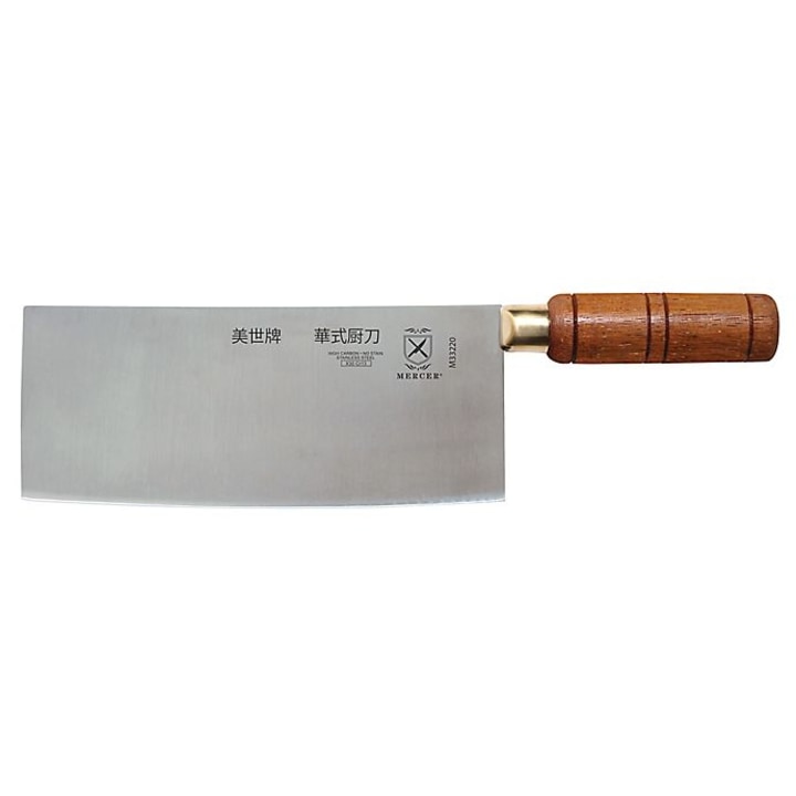 Ginsu Chinese Chef&#039;s 8-Inch Cleaver with Wooden Handle
