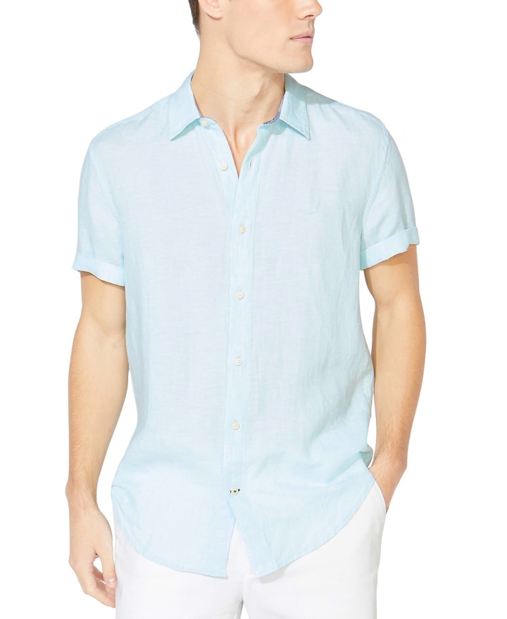 Mens Plain Color Cotton Linen t Shirts Shorts Suit,Donci Plus Size Loose Comfort Summer Casual Emboitement Short Sleeve Tops 