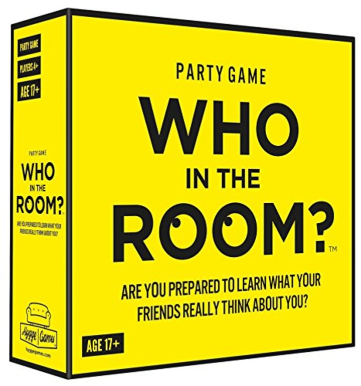 Hygge Games Who in The Room? Party Gamef Yellow
