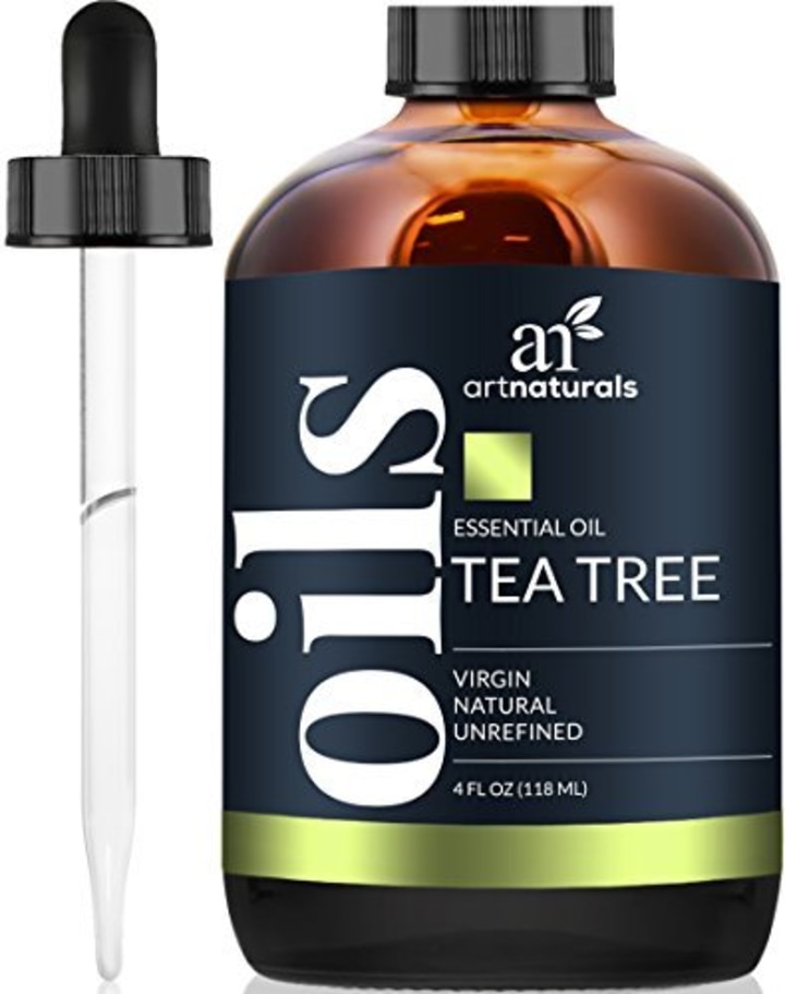 ArtNaturals Tea Tree Essential Oil 4oz - 100% Pure Oils Premium Melaleuca Therapeutic Grade Best for Acne, Skin, Hair, Nails, Face and Body Wash Aromatherapy &amp; Diffuser