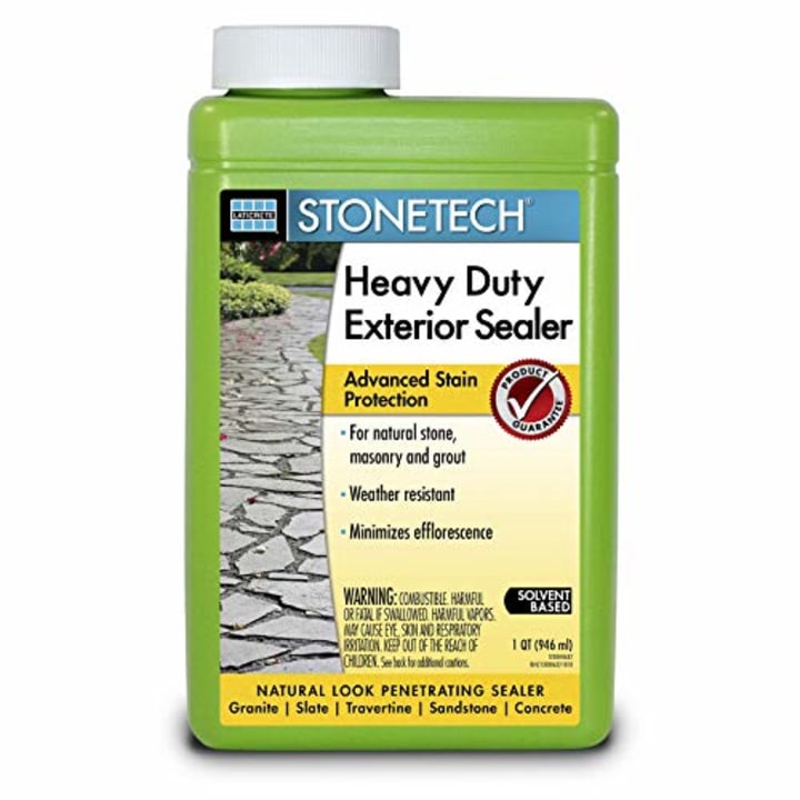 StoneTech Heavy Duty Exterior Sealer for Stone &amp; Masonry, 1-Quart (.946L)