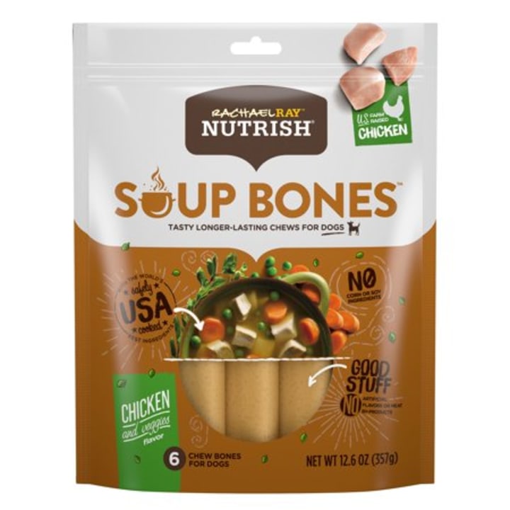 Rachael Ray Nutrish Soup Bones Chicken &amp; Veggies Flavor Chews