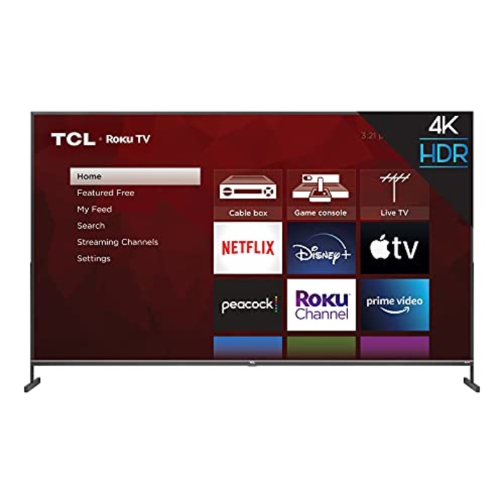 TCL 85-inch Class 4-Series 4KUHD HDR LED Smart Roku TV
