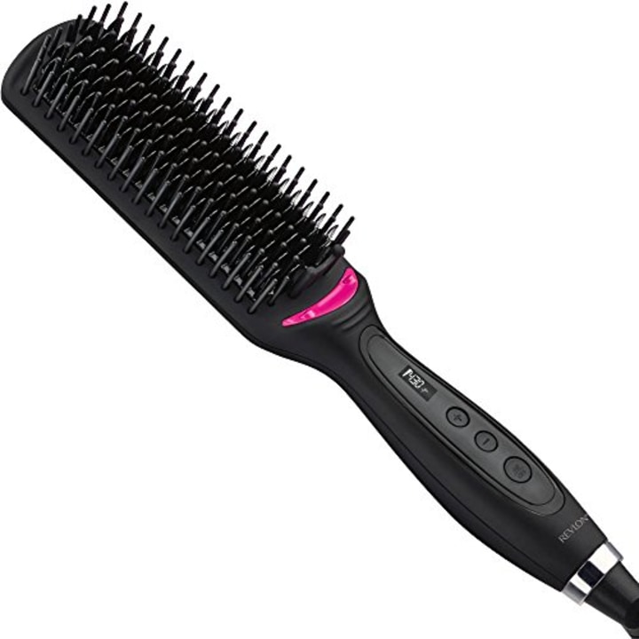 Revlon 2nd Day Hair Straightening Heated Styling Brush, 4-1/2&quot;
