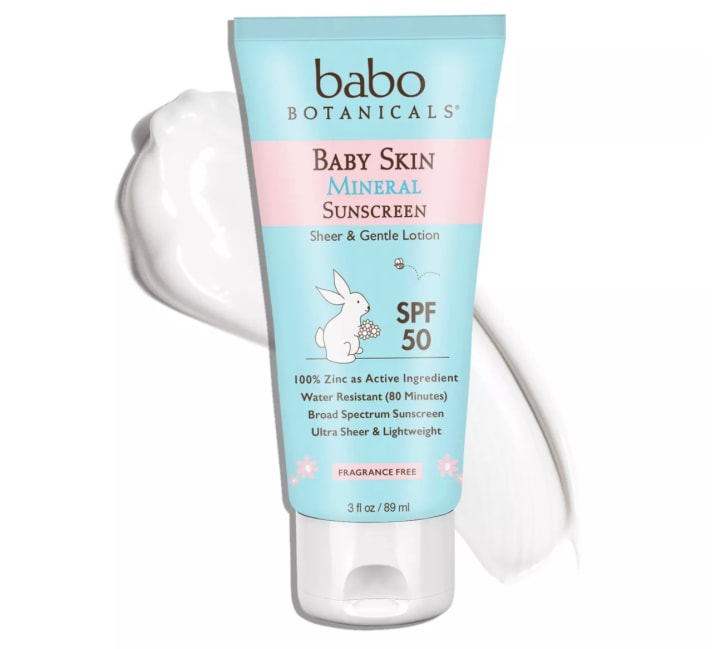 Babo Botanicals Baby Skin Mineral Sunscreen SPF 50