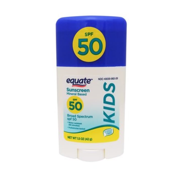 Equate Kids Mineral-Based Sunscreen Stick SPF 50