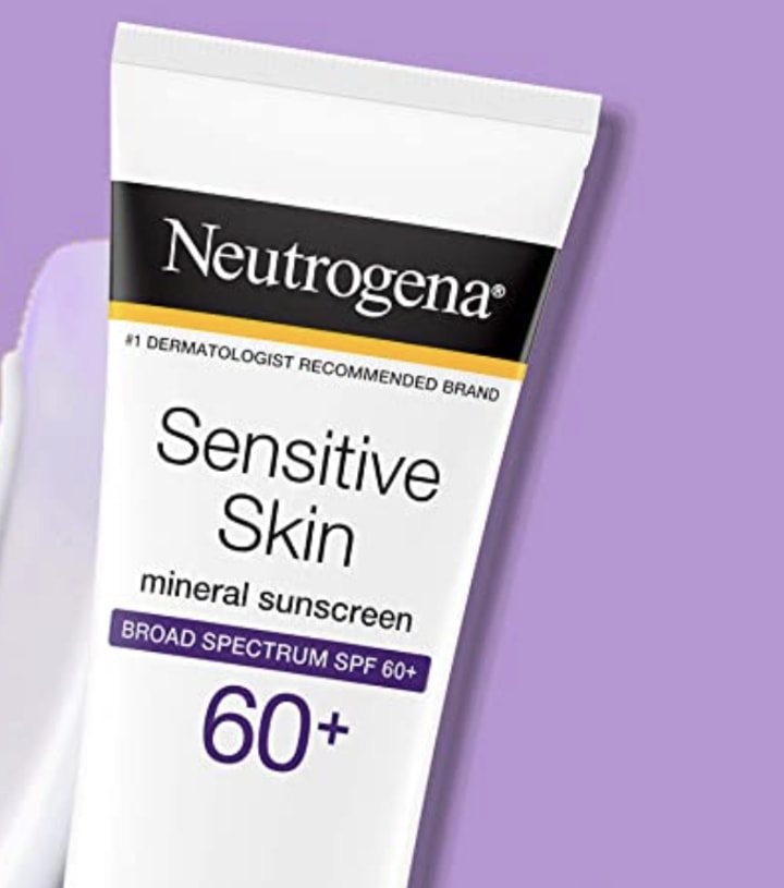 Sensitive Skin Mineral Sunscreen Broad Spectrum SPF 60