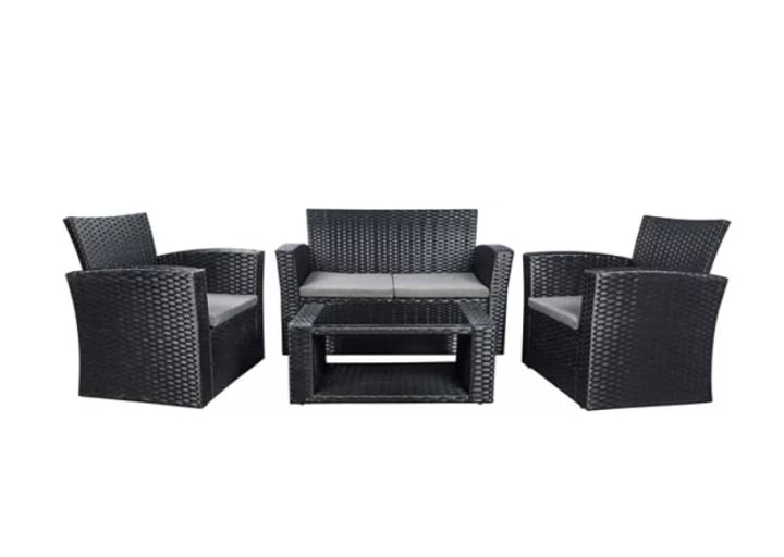 Westin Furniture 4-Piece Conversation Sofa Set with Cushions