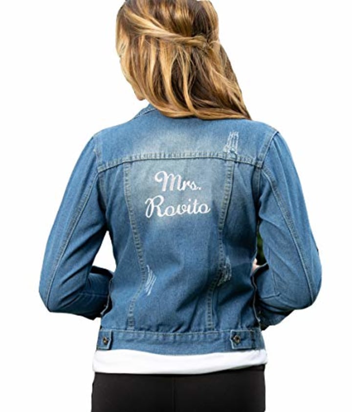 The Paisley Box Personalized Jean Jacket