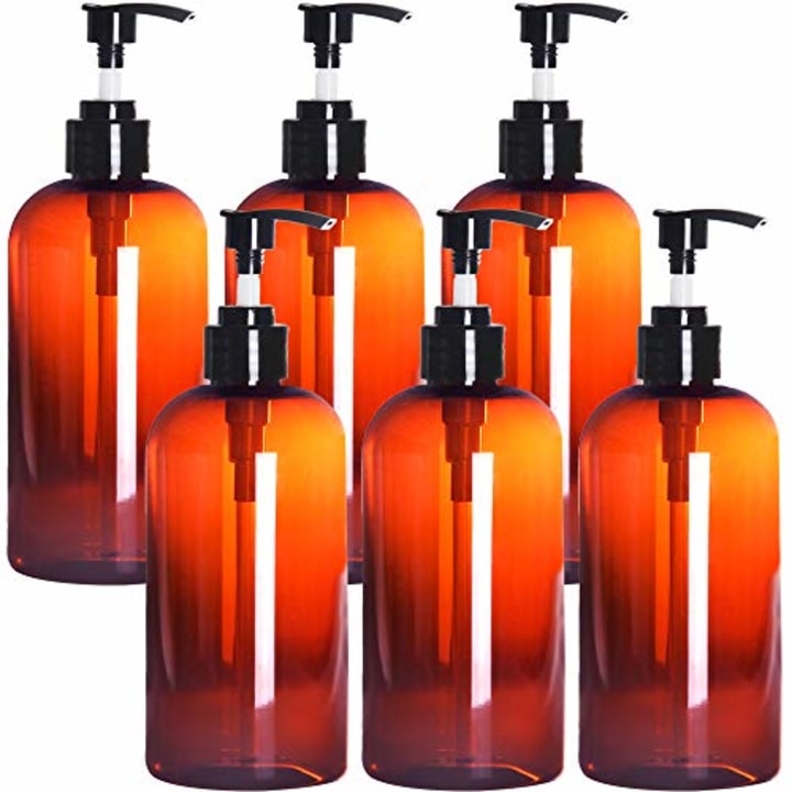 Youngever 6-Pack Plastic Pump Bottles