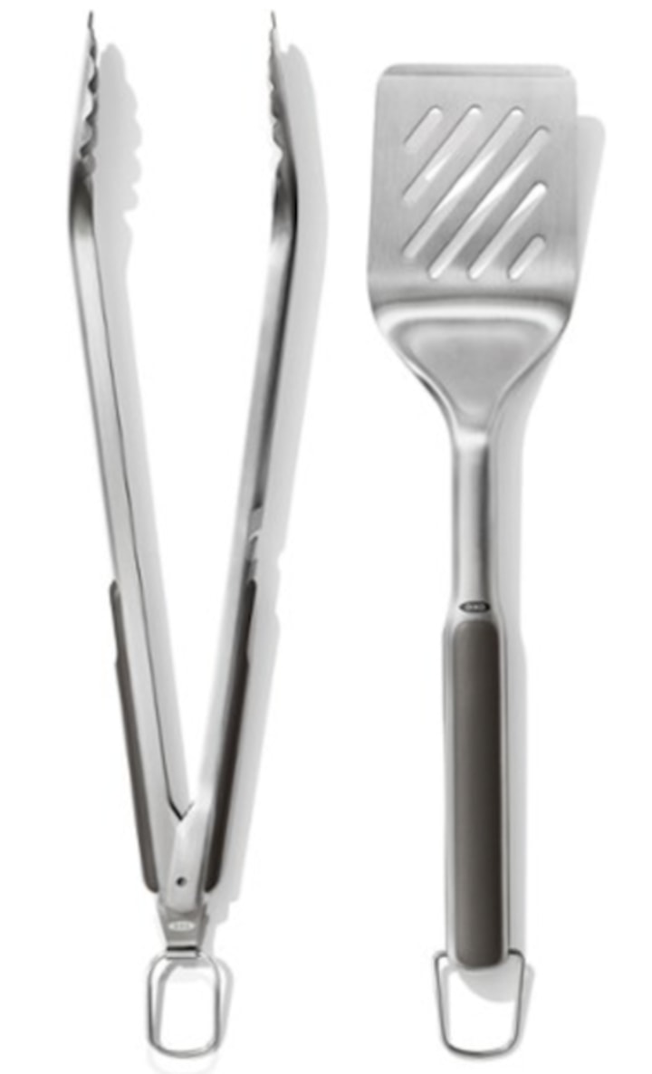 OXO Outdoor Grill Turner and Tongs Set
