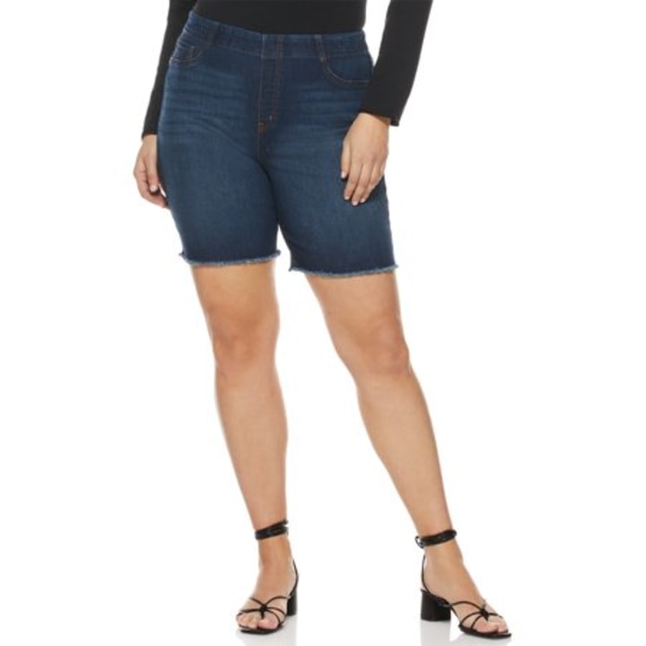 Sofia Jeans by Sofia Vergara Plus Size Gabriela Pull-On Bermuda Shorts