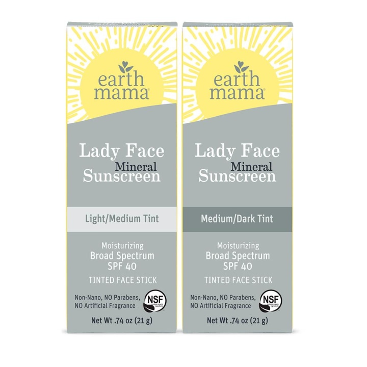 Lady Face(TM) Mineral Sunscreen Face Stick SPF 40