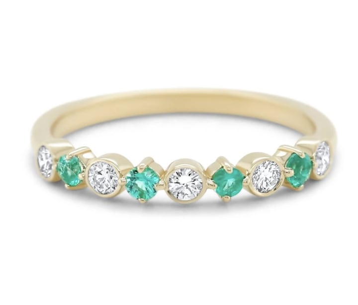 L. Priori Jewelry Charlotte Gemstone Ring in Emerald