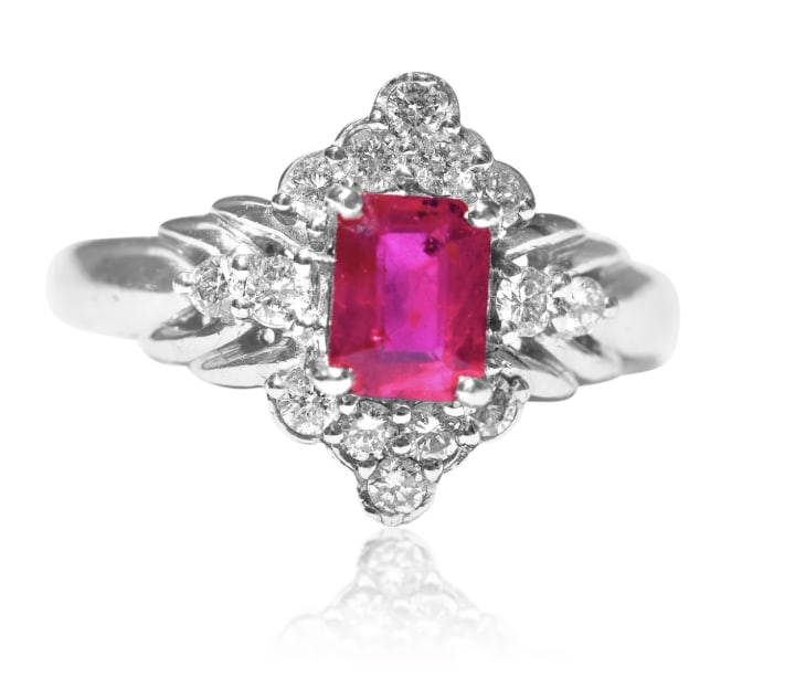 Kapes Jewelry Red Ruby Ring