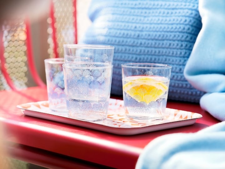 Highland Dunes Senna 4 - Piece 16oz. Glass Drinking Glass Glassware Set &  Reviews