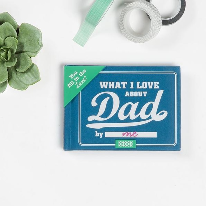 Knock Knock What I Love about Dad Fill in the Love Book Fill-in-the-Blank Gift Journal