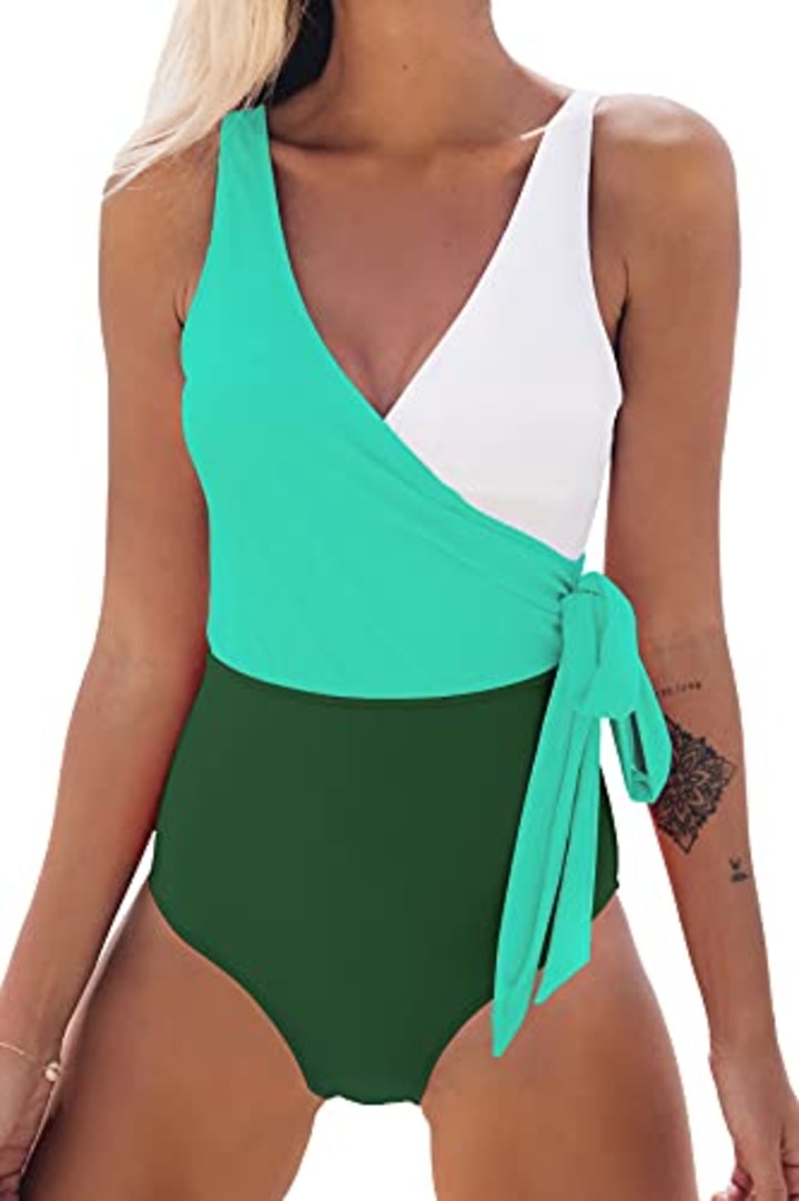 Cupshe Colorblock Swimsuit