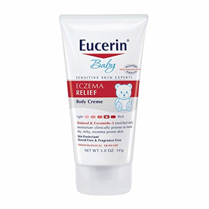 Eucerin Baby Eczema Relief Body Cream - Steroid &amp; Fragrance Free for 3+ Months of Age - 5 Oz Tube