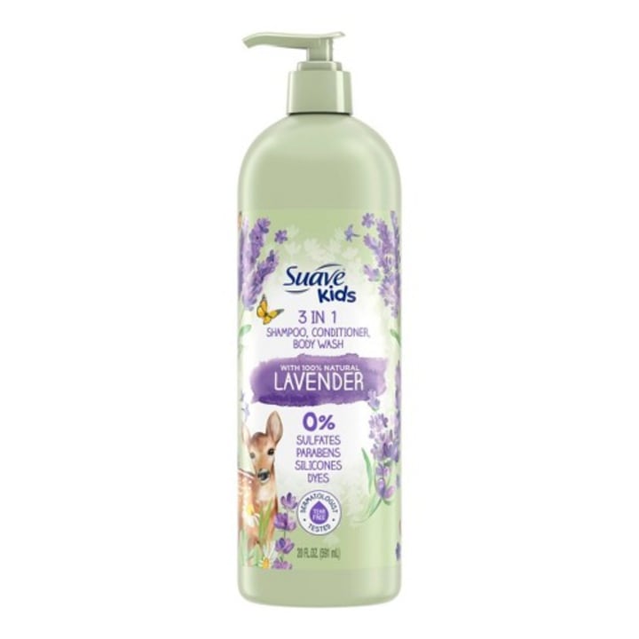 Suave Kids&#039; Naturals Lavender 3-in-1 Shampoo Conditioner &amp; Body Wash - 20 fl oz