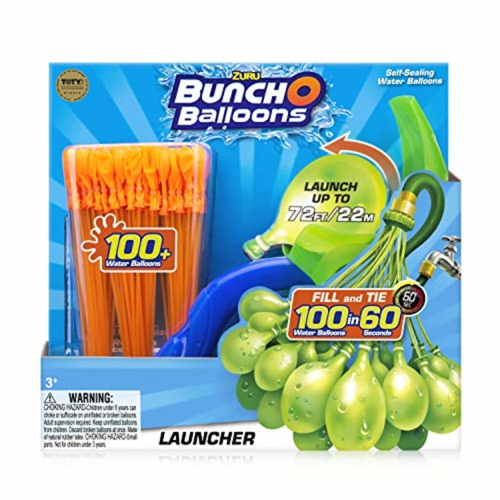 Bunch O Balloons Launcher with 100 Water Balloons