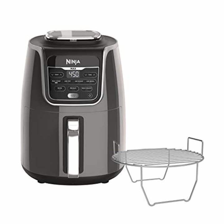 Ninja AF161 Max XL Air Fryer that Cooks, Crisps, Roasts, Broils, Bakes, Reheats and Dehydrates, with 5.5 Quart Capacity, and a High Gloss Finish