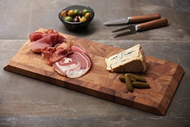 Ironwood Bowery End Grain Cheese and Charcuterie Board