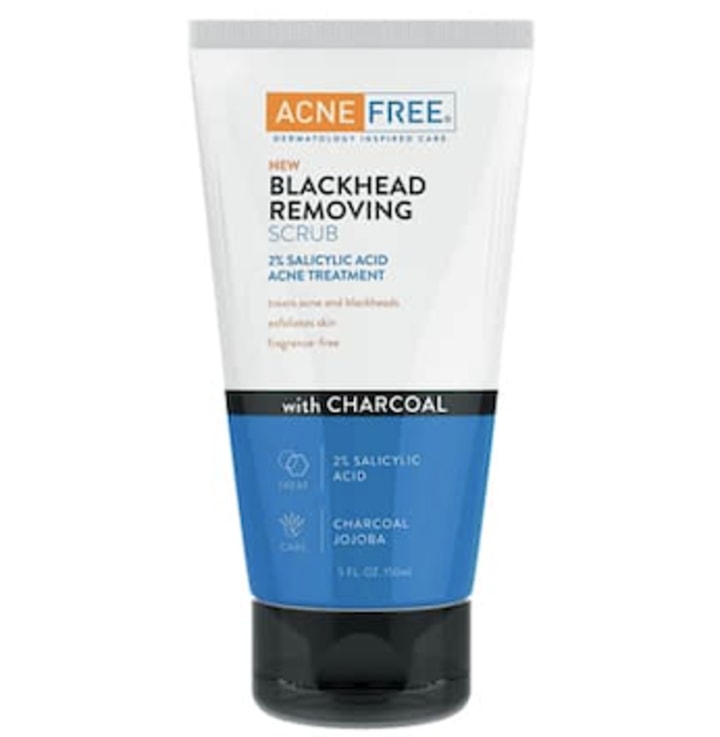AcneFree Blackhead Removing Scrub with Charcoal 
