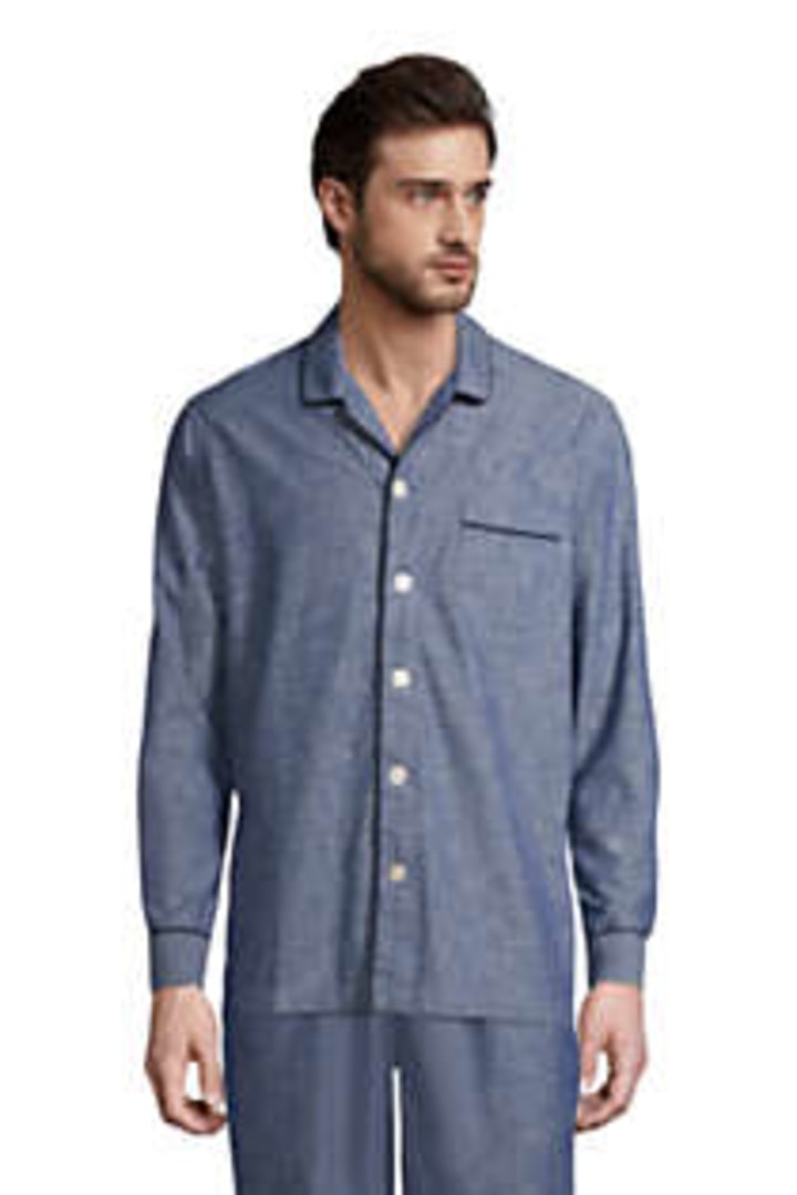 Men&#039;s Chambray Pajama Shirt