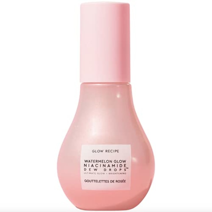 Glow Recipe Watermelon Glow Niacinamide Dew Drops - Niacinamide-Infused Highlighting &amp; Brightening Face Serum for Hyperpigmentation Treatment - Hydrating Hyaluronic Acid &amp; Vitamin E (40ml / 1.35oz)