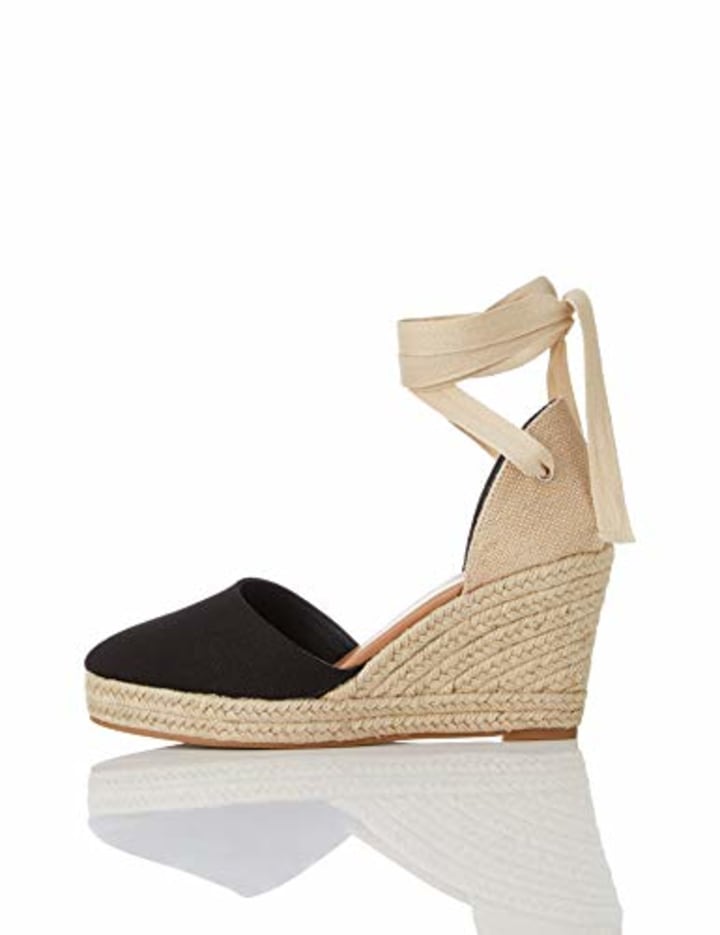 find. Women&#039;s Closed Toe Canvas Espadrille Wedge Sandal