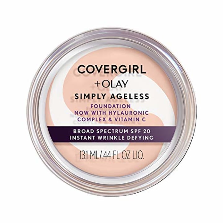 COVERGIRL &amp; Olay Simply Ageless Instant Wrinkle-Defying Foundation, Creamy Natural