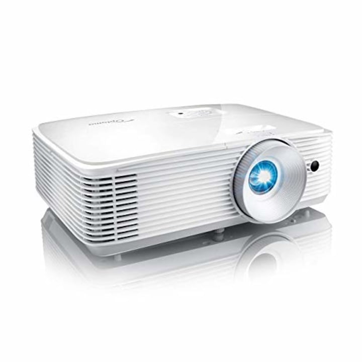 Optoma SH360 Affordable Home Projector | Indoor or Outdoor Movies, Up to 300&quot; | 480p Ready | Bright 3600 Lumens | Compatible with Fire Stick, Roku &amp; More | Integrated Speaker | Up to 15,000hr Lamp