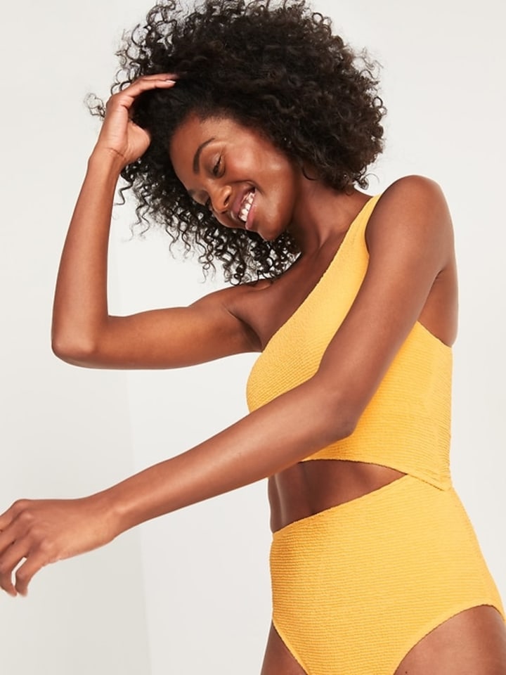 Old Navy Textured One-Piece Swimsuit