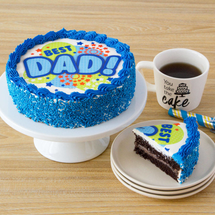 Bake Me a Wish Best Dad Chocolate Cake