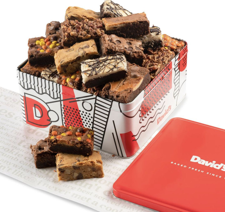 David’s Cookies Assorted Brownies Tin